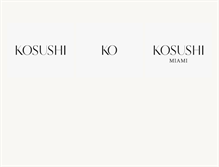 Tablet Screenshot of kosushi.com.br